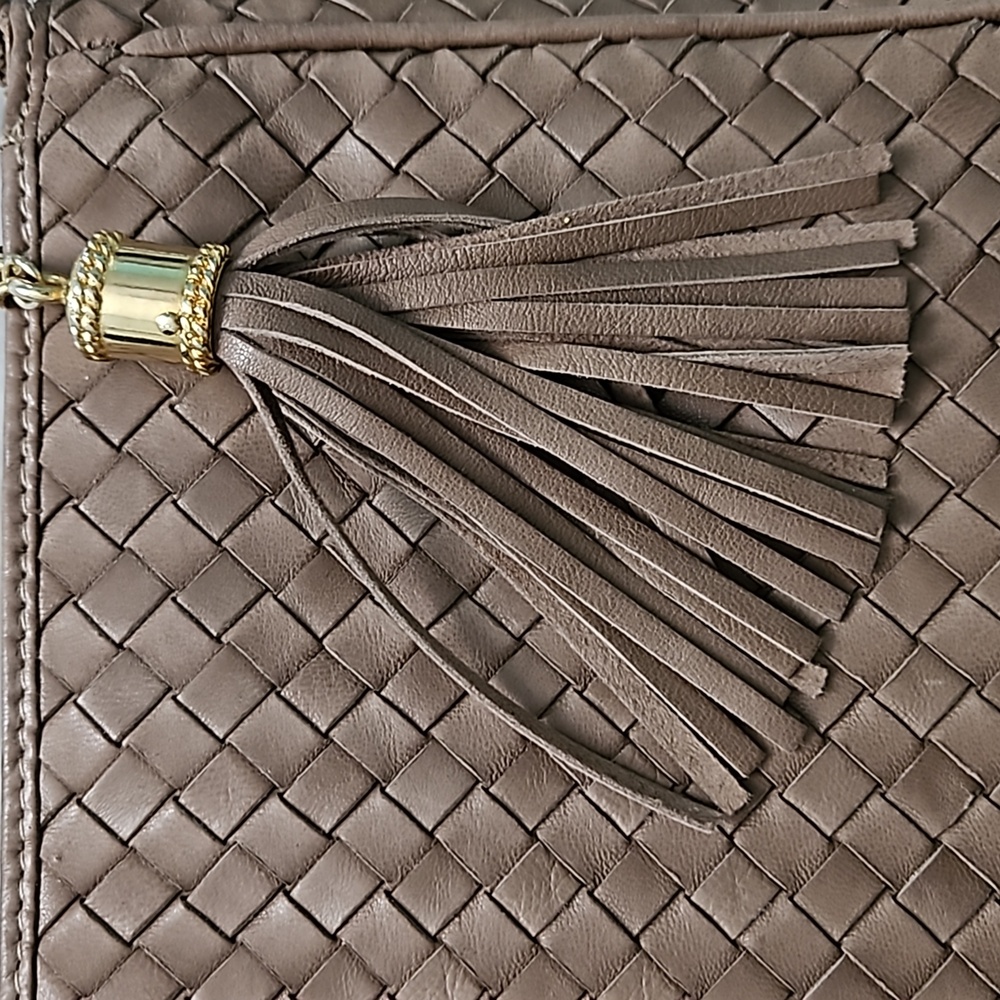 Vinatge Cosci Woven Leather Shoulder Bag, Handmade in Italy - Picture 6 of 10